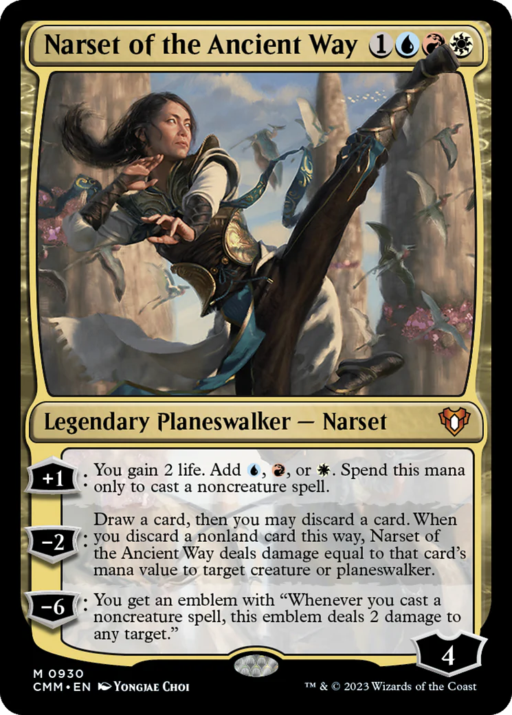 Narset of the Ancient Way (CMM-930)  - Commander Masters