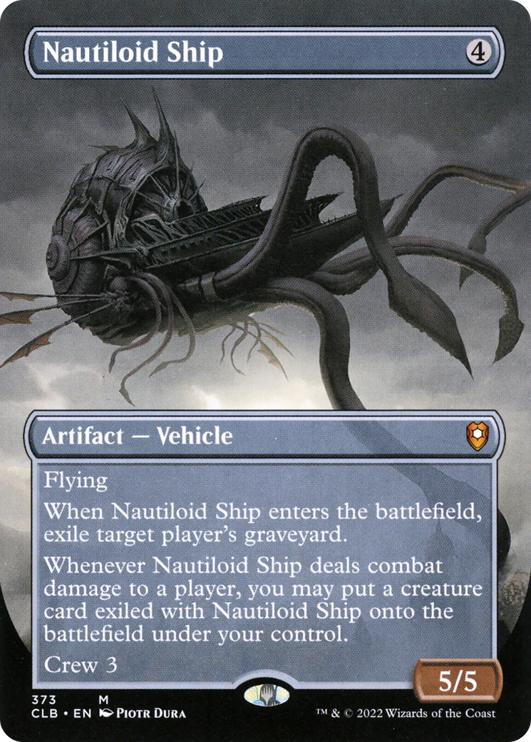 Nautiloid Ship (Borderless) (CLB-373) Foil - Commander Legends: Battle for Baldur's Gate