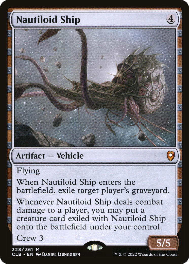 Nautiloid Ship (CLB-328) Foil - Commander Legends: Battle for Baldur's Gate