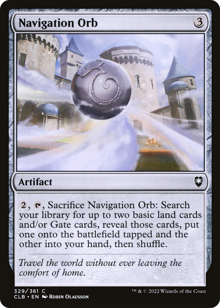 Navigation Orb (CLB-329)  Foil - Commander Legends: Battle for Baldur's Gate