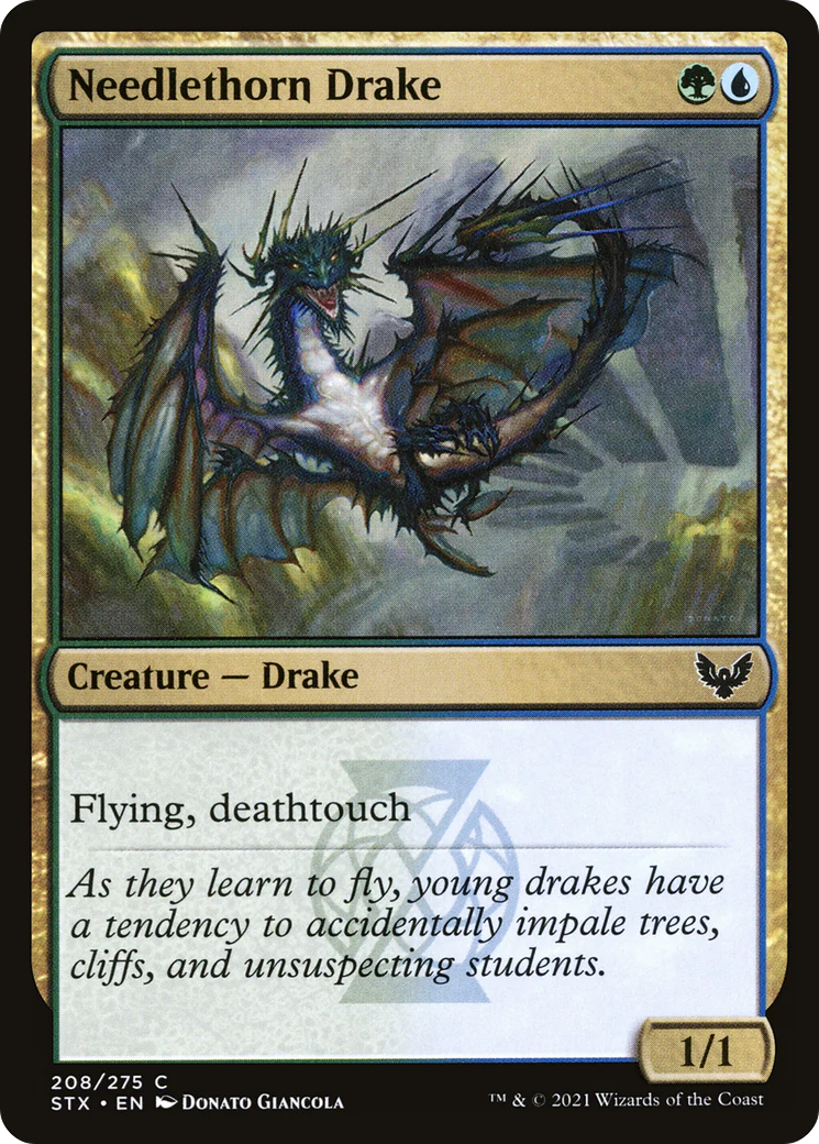 Needlethorn Drake (STX-208)  - Strixhaven: School of Mages