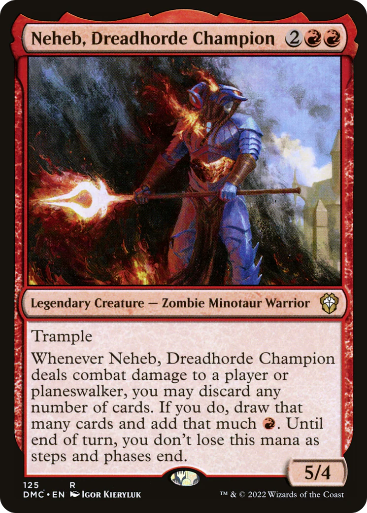 Neheb, Dreadhorde Champion (DMC-125)  - Dominaria United Commander