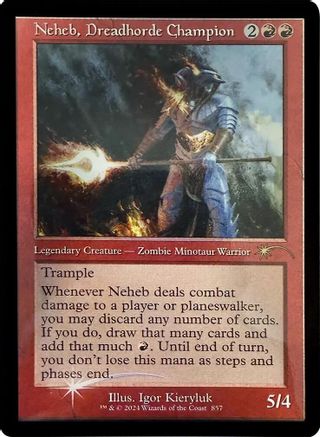 Neheb, Dreadhorde Champion (Retro Frame) (SLD-857)  Foil - Secret Lair Drop Series
