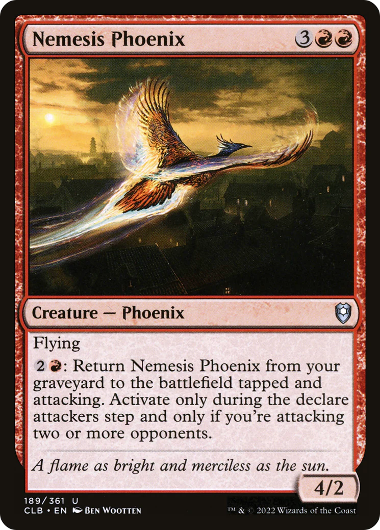 Nemesis Phoenix (CLB-189)  - Commander Legends: Battle for Baldur's Gate