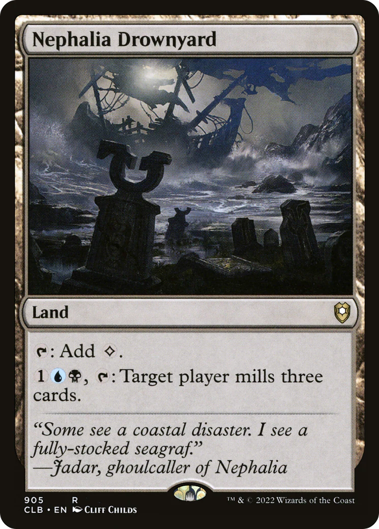 Nephalia Drownyard (CLB-905)  - Commander Legends: Battle for Baldur's Gate