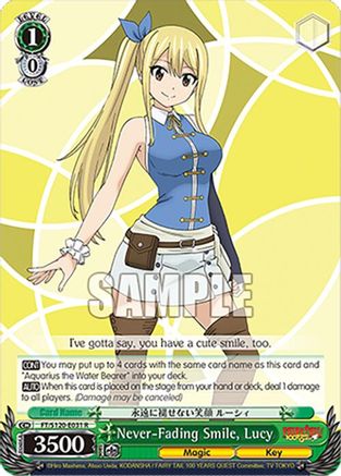 Never-Fading Smile, Lucy (FT/S120-E031 R) - FAIRY TAIL 100 YEARS QUEST