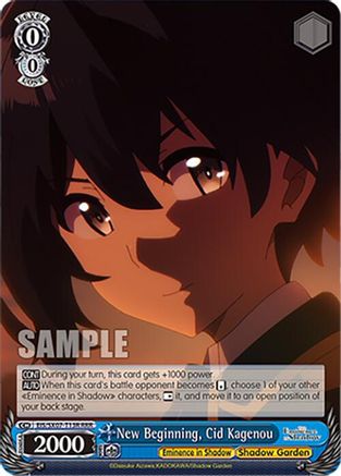 New Beginning, Cid Kagenou (RRR) (EIS/SX07-T13R) - The Eminence in Shadow