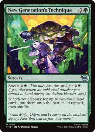 New Generation's Technique (TMT-126)  Foil - Teenage Mutant Ninja Turtles