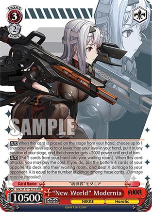"New World" Modernia (RRR) (NIK/S117-TE21R RRR) - GODDESS OF VICTORY: NIKKE