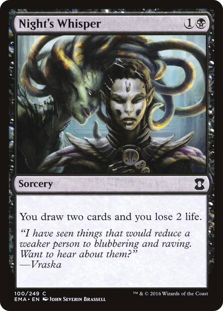 Night's Whisper (EMA-100)  Foil - Eternal Masters