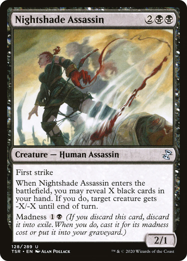 Nightshade Assassin (TSR-128)  - Time Spiral Remastered