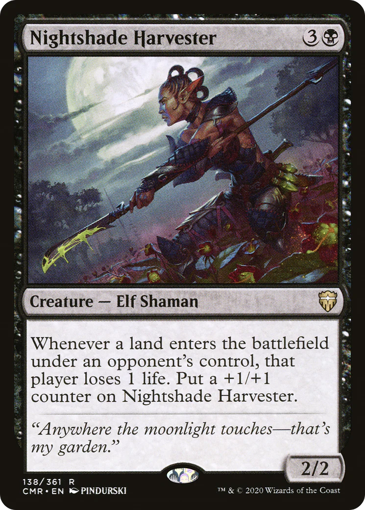 Nightshade Harvester (CMR-138)  Foil - Commander Legends
