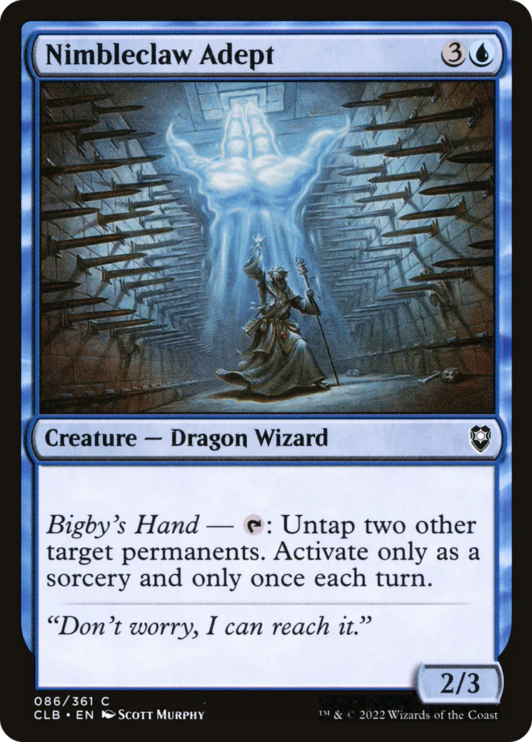 Nimbleclaw Adept (CLB-086)  Foil - Commander Legends: Battle for Baldur's Gate