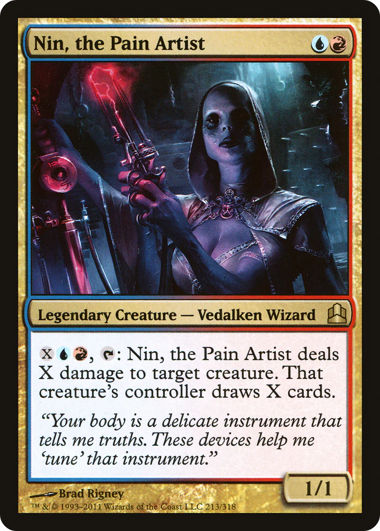 Nin, the Pain Artist (CMD-213)  - Commander 2011