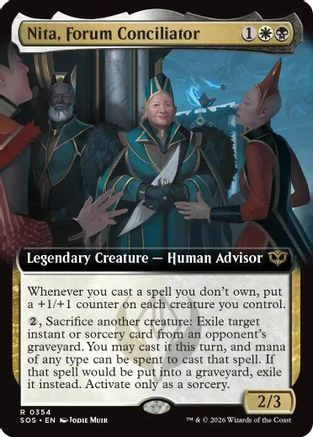 Nita, Forum Conciliator (Extended Art) (SOS-354)  Foil - Secrets of Strixhaven
