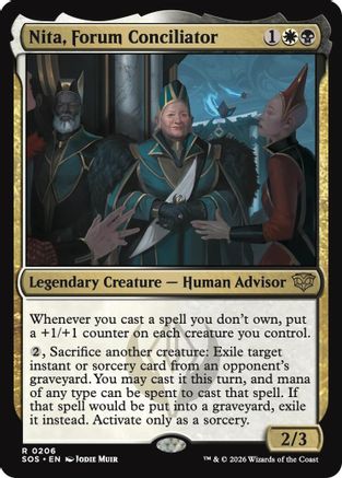 Nita, Forum Conciliator (SOS-206)  Foil - Secrets of Strixhaven