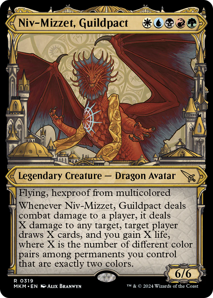 Niv-Mizzet, Guildpact (Showcase) (319) (MKM-319)  - Murders at Karlov Manor