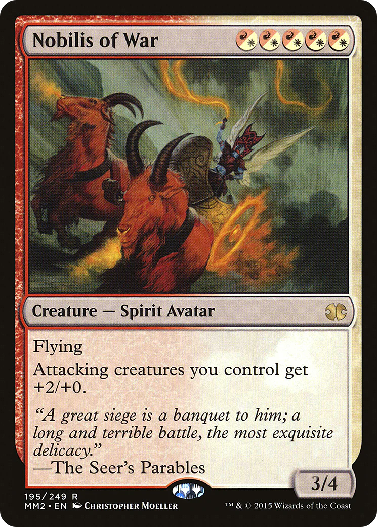 Nobilis of War (MM2-195)  Foil - Modern Masters 2015