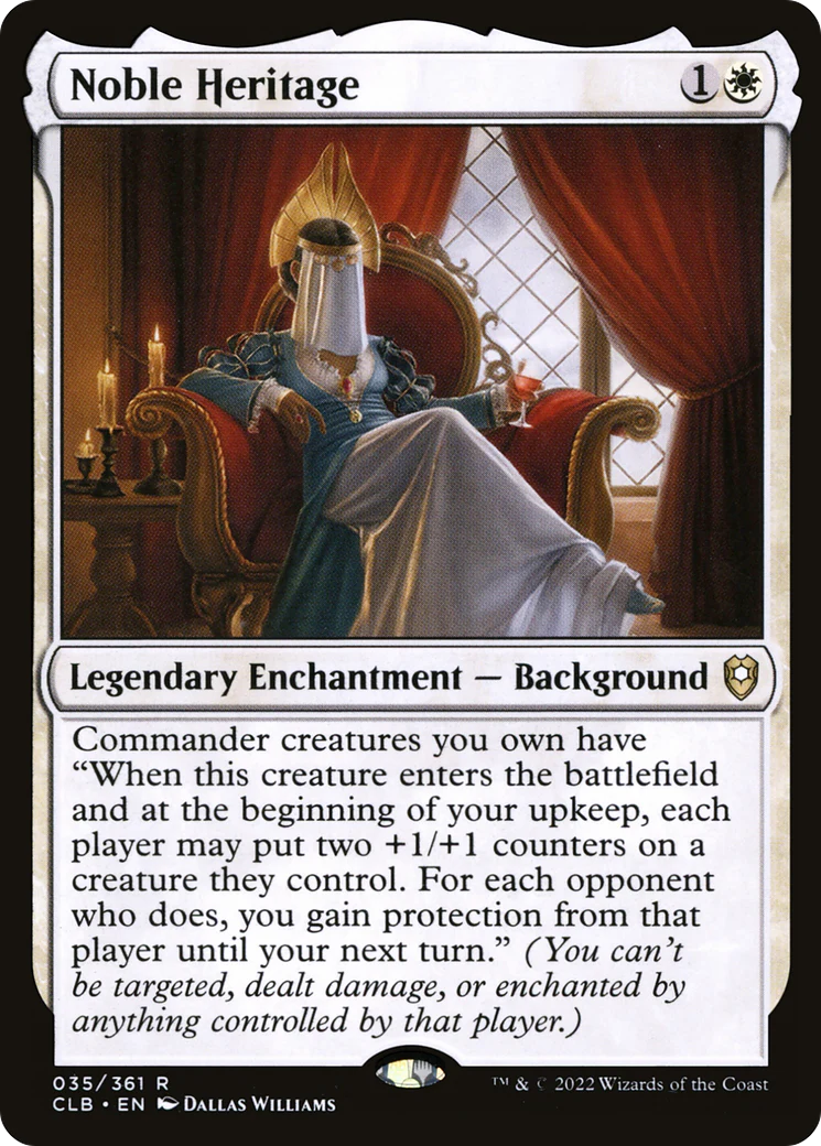 Noble Heritage (CLB-035)  - Commander Legends: Battle for Baldur's Gate