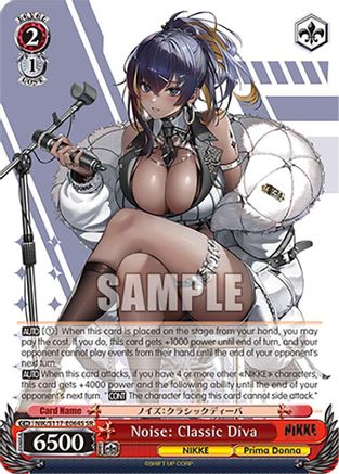Noise: Classic Diva (SR) (NIK/S117-E064S SR) - GODDESS OF VICTORY: NIKKE