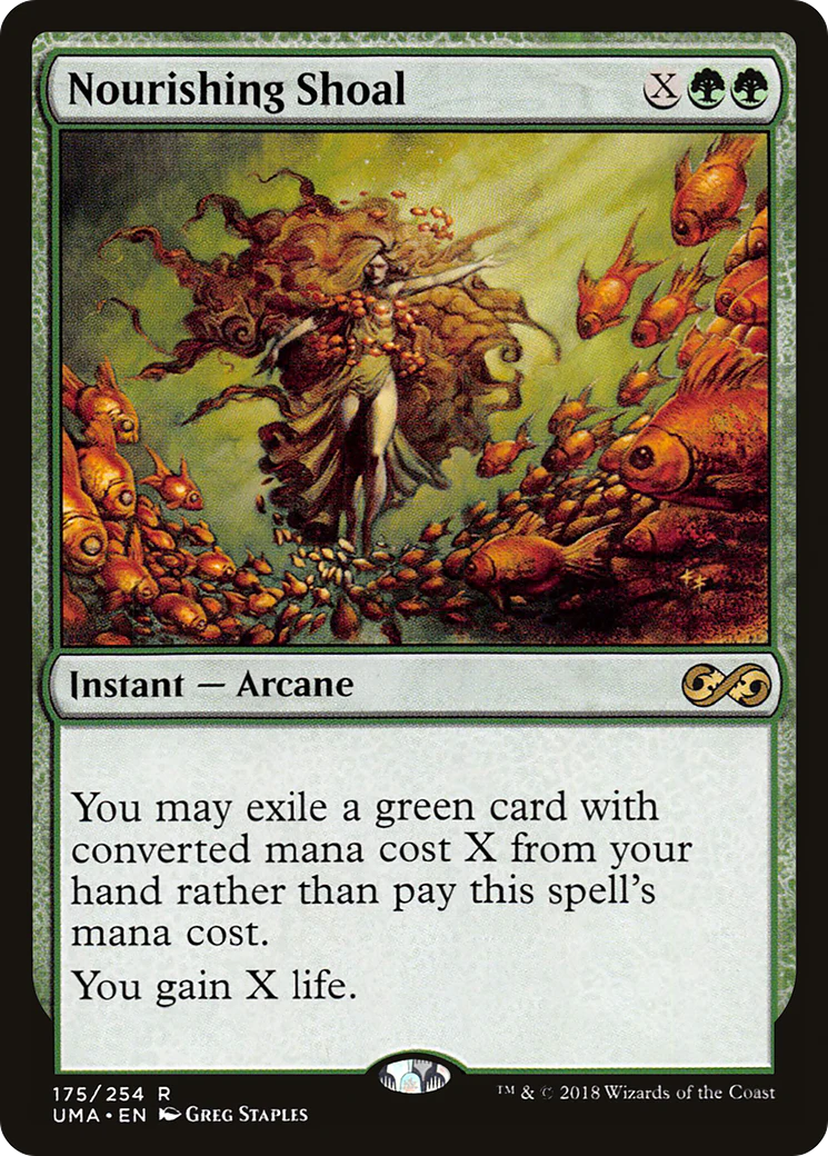 Nourishing Shoal (UMA-175)  Foil - Ultimate Masters