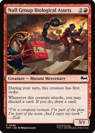 Null Group Biological Assets (TMT-098)  Foil - Teenage Mutant Ninja Turtles
