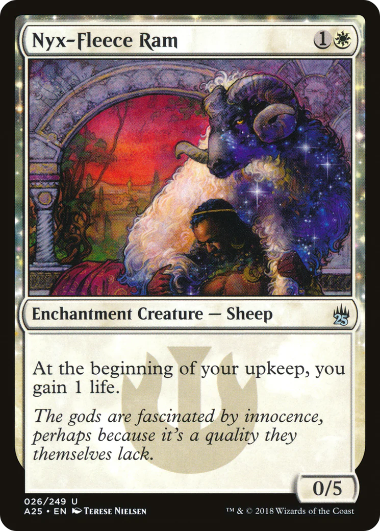 Nyx-Fleece Ram (A25-026)  Foil - Masters 25: (enchantment)