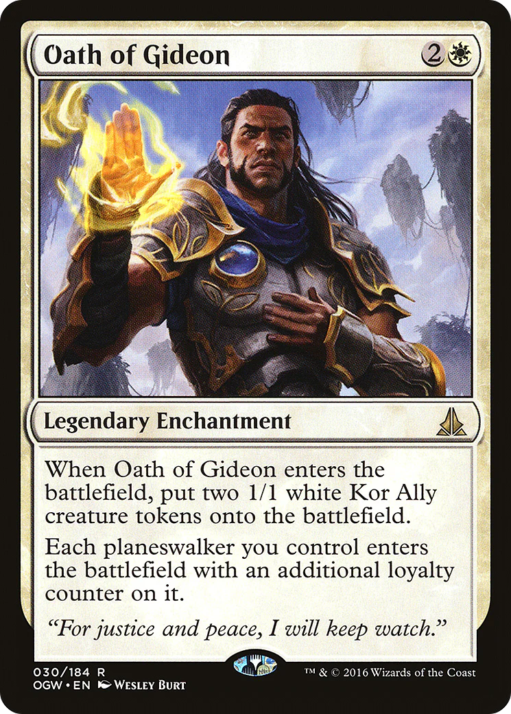 Oath of Gideon (OGW-030)  Foil - Oath of the Gatewatch
