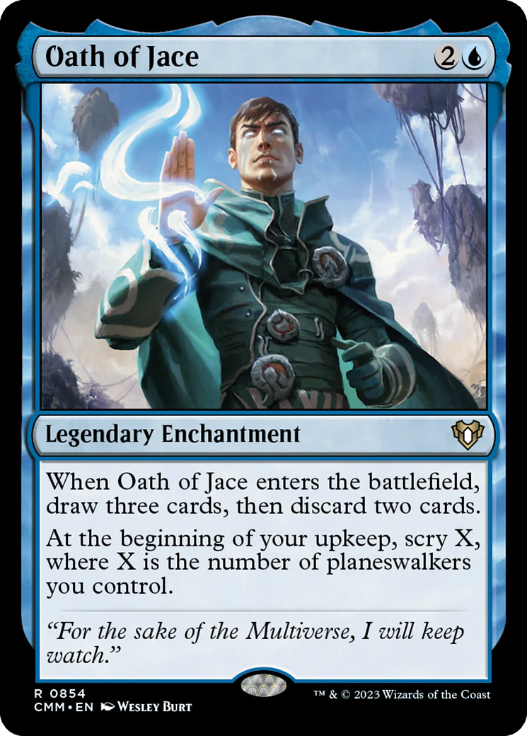 Oath of Jace (CMM-854)  - Commander Masters