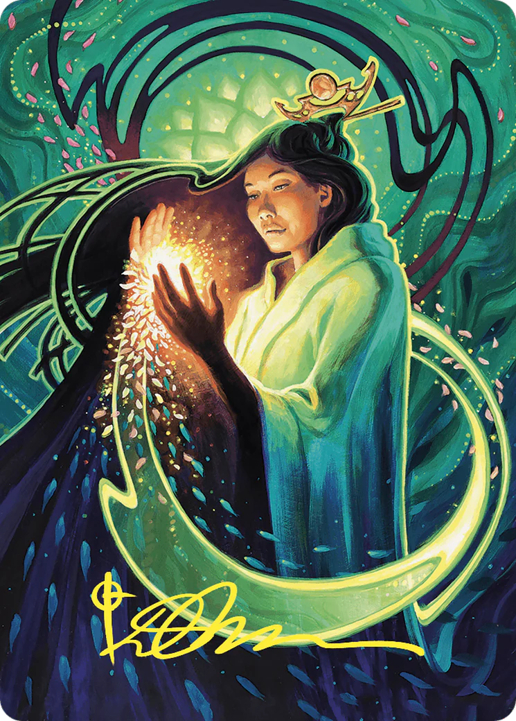 Obscuring Haze Art Card (Gold-Stamped Signature) (ASCMM-069)  - Commander Masters Art Series (Borderless) - Image 3