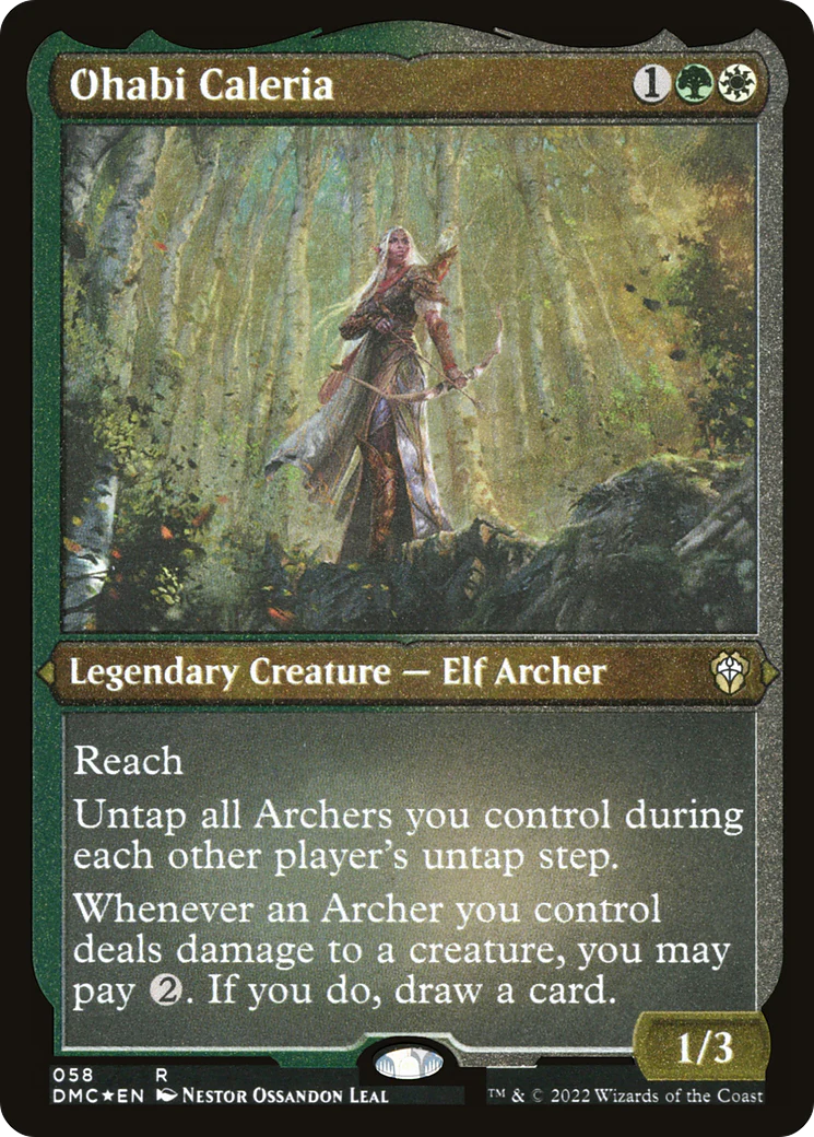 Ohabi Caleria (DMC-058)  Etched Foil - Dominaria United Commander
