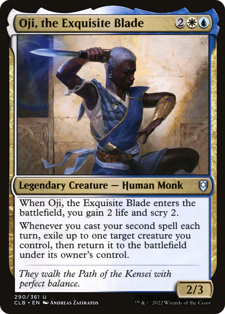 Oji, the Exquisite Blade (CLB-290)  Foil - Commander Legends: Battle for Baldur's Gate