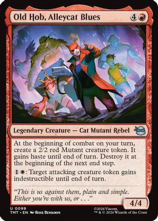 Old Hob, Alleycat Blues (TMT-099)  Foil - Teenage Mutant Ninja Turtles