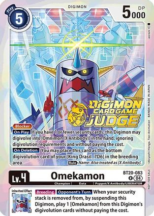Omekamon (Judge Pack 2025 Wave 1) (BT20-083) - Release Special Booster 2.5 Foil