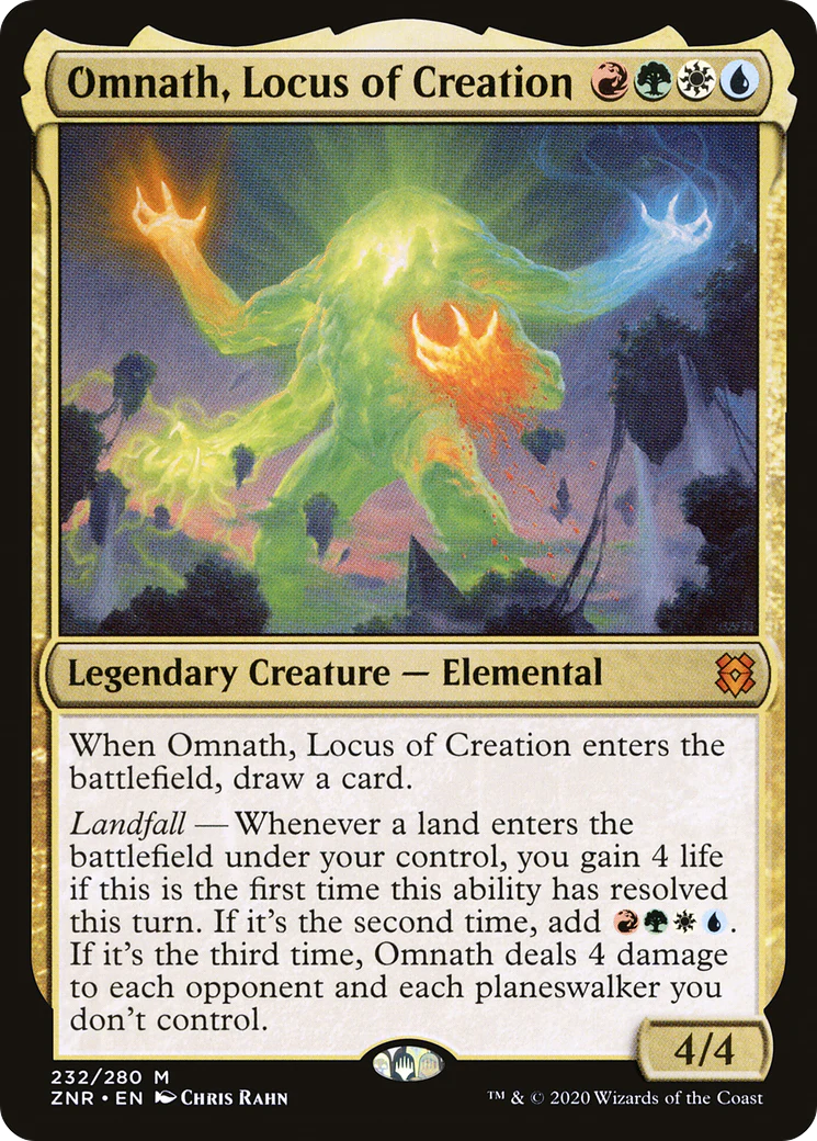 Omnath, Locus of Creation (ZNR-232)  Foil - Zendikar Rising