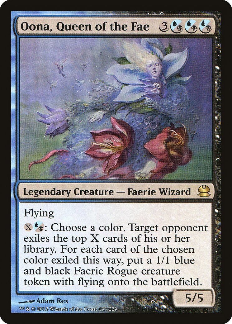 Oona, Queen of the Fae (MMA-193)  Foil - Modern Masters