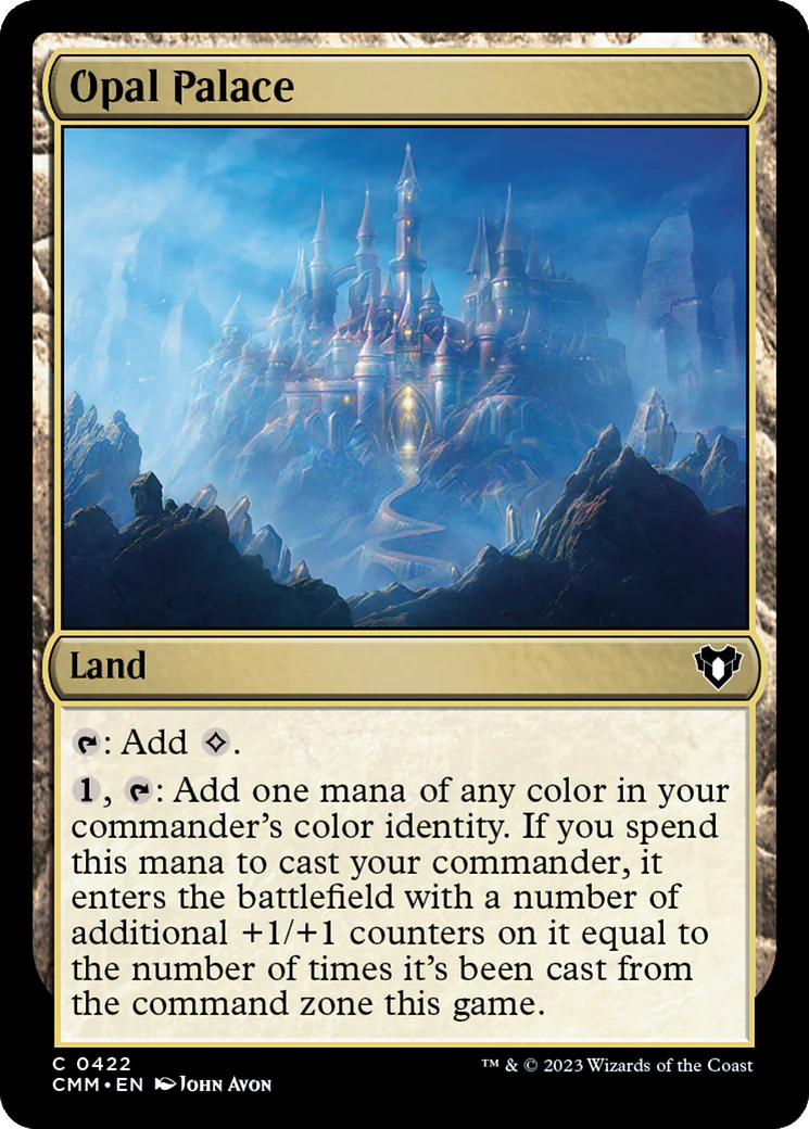 Opal Palace (CMM-422)  Foil - Commander Masters