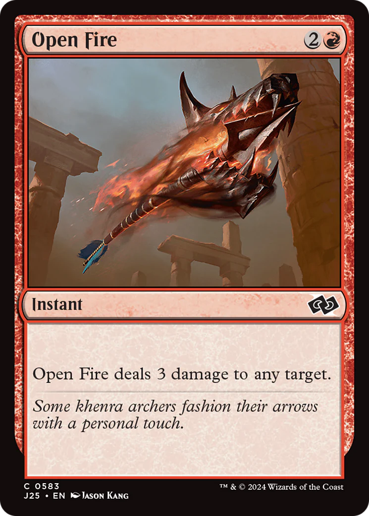 Open Fire (J25-583)  - Foundations Jumpstart