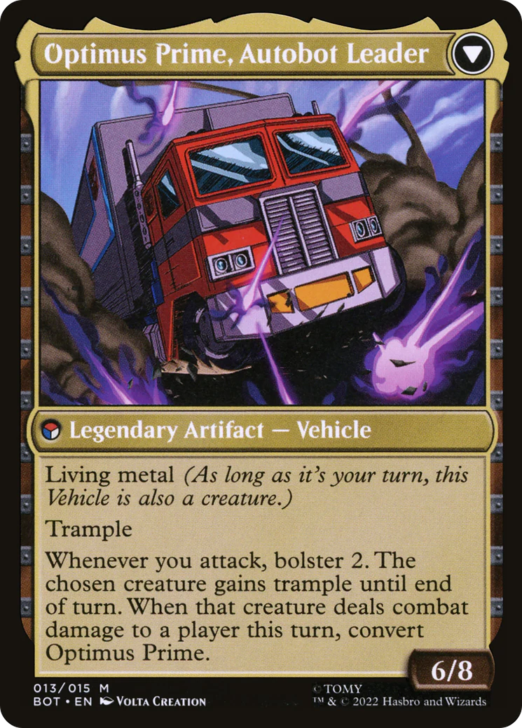 Optimus Prime, Hero (BOT-013)  Foil - Transformers: (convertdfc) - Image 2
