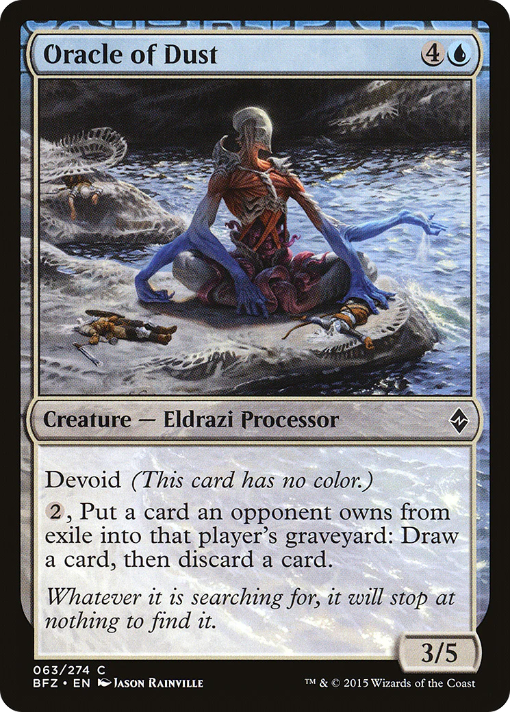 Oracle of Dust (BFZ-063)  - Battle for Zendikar