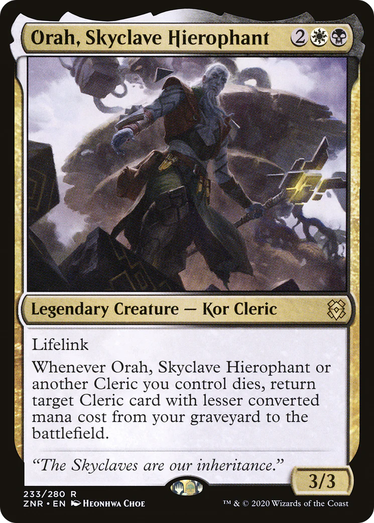 Orah, Skyclave Hierophant (ZNR-233)  Foil - Zendikar Rising