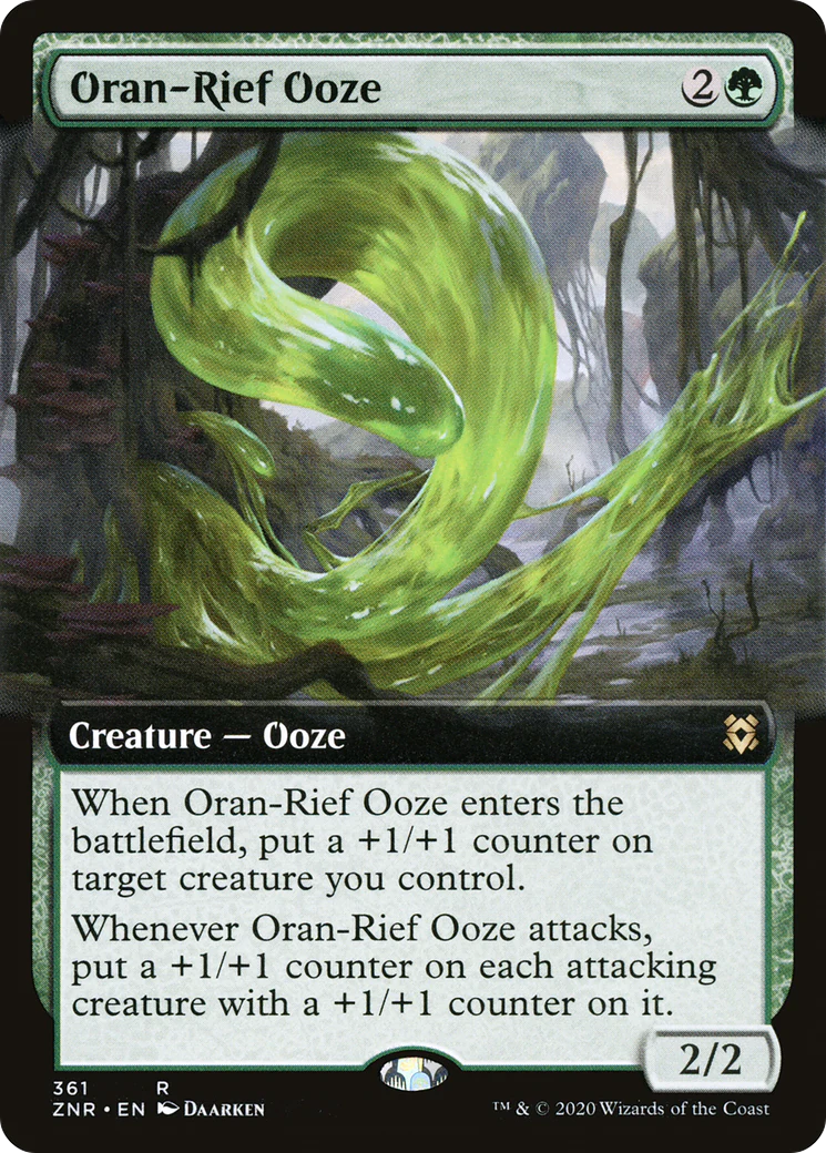 Oran-Rief Ooze (Extended Art) (ZNR-361)  Foil - Zendikar Rising