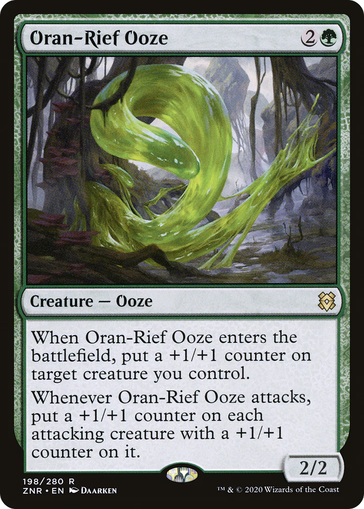 Oran-Rief Ooze (ZNR-198) Foil - Zendikar Rising