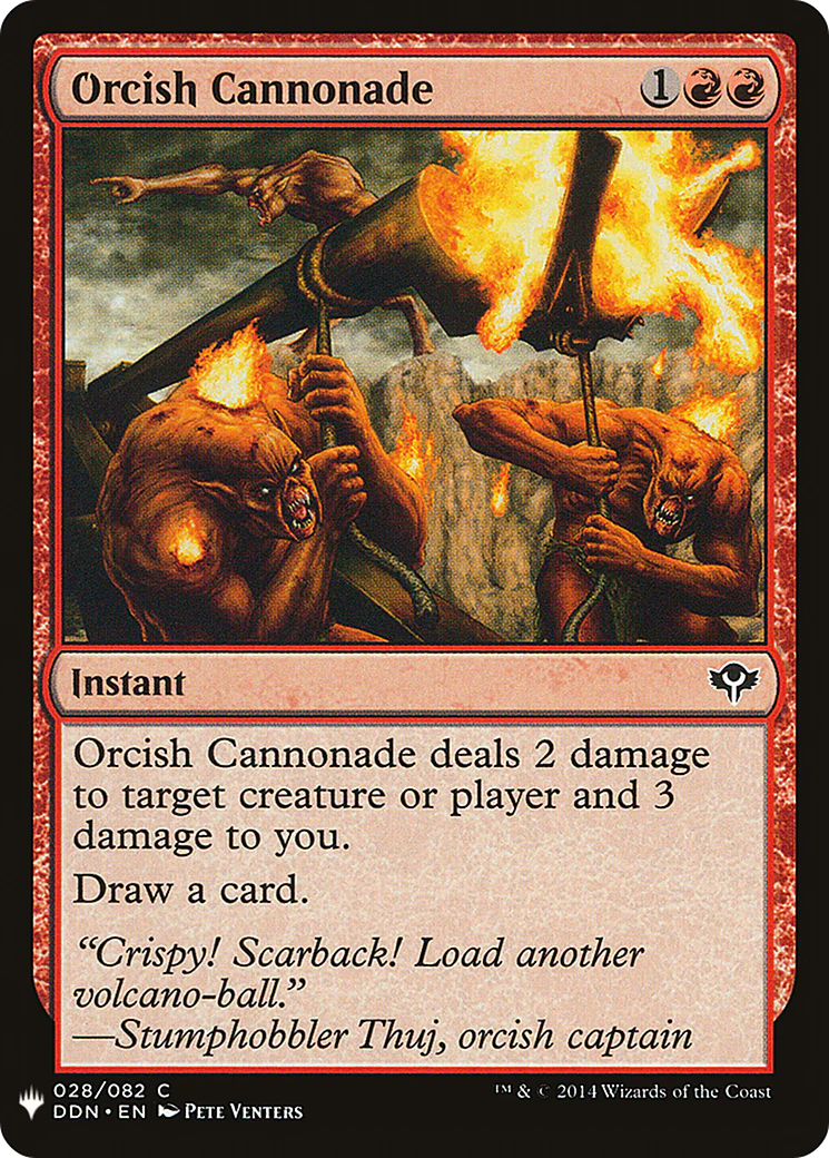 Orcish Cannonade (LIST-DDN-28)  - The List