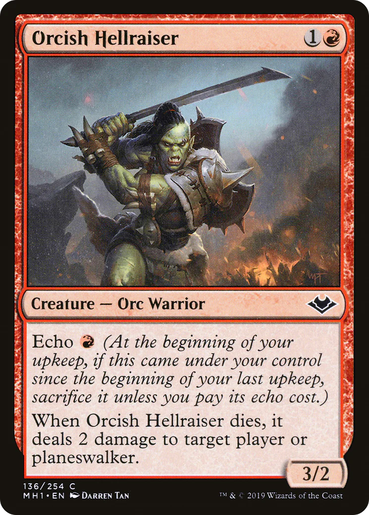 Orcish Hellraiser (MH1-136)  Foil - Modern Horizons
