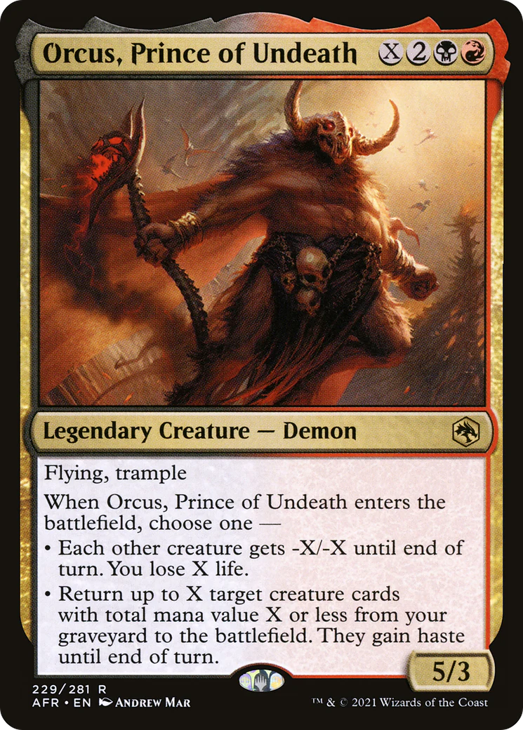 Orcus, Prince of Undeath (AFR-229)  - Adventures in the Forgotten Realms