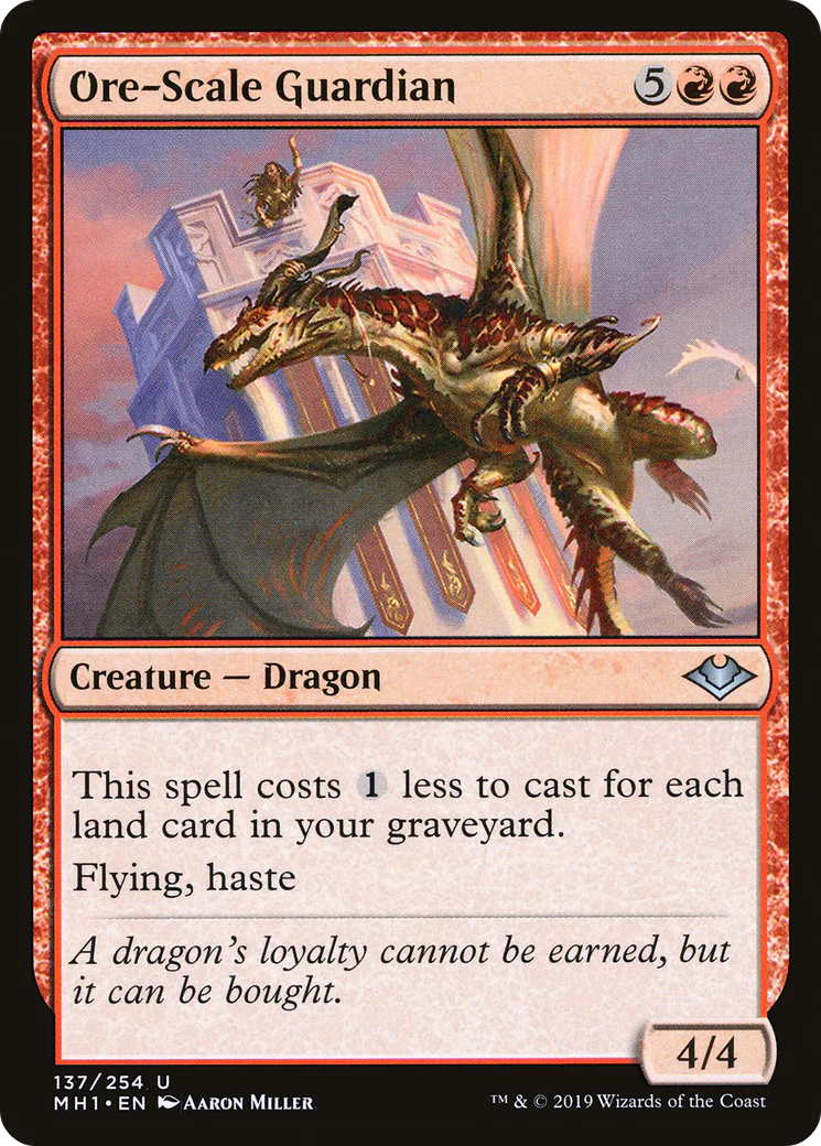 Ore-Scale Guardian (MH1-137)  Foil - Modern Horizons
