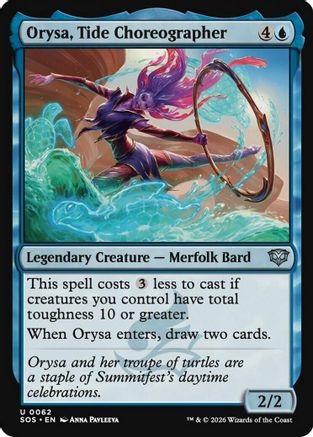 Orysa, Tide Choreographer (SOS-062)  Foil - Secrets of Strixhaven