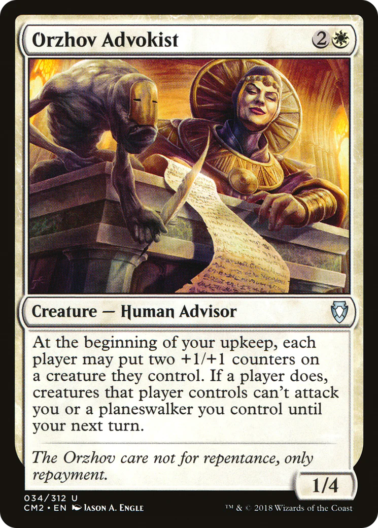 Orzhov Advokist (CM2-034)  - Commander Anthology Volume II