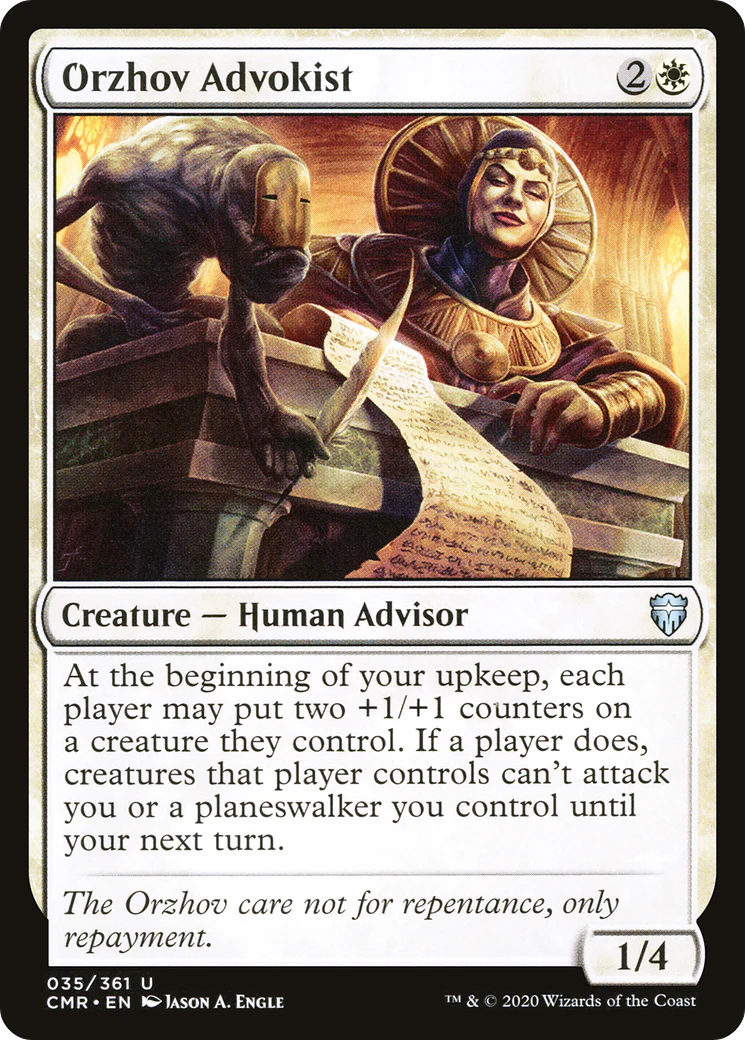 Orzhov Advokist (CMR-035)  - Commander Legends